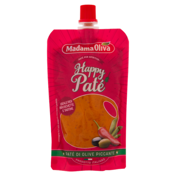 Madama Oliva Happy Paté Paté di Olive Piccante 110 g