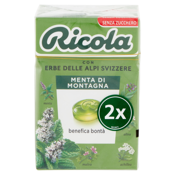 Ricola Menta di Montagna 2 x 50 g