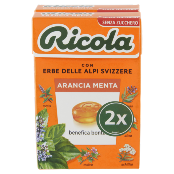 Ricola Arancia Menta 2 x 50 g