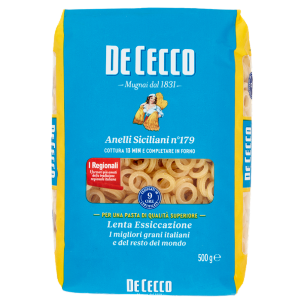 De Cecco Anelli Siciliani n° 179 500 g