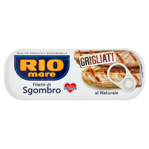 Rio mare Filetti di Sgombro al Naturale Grigliati* 120 g