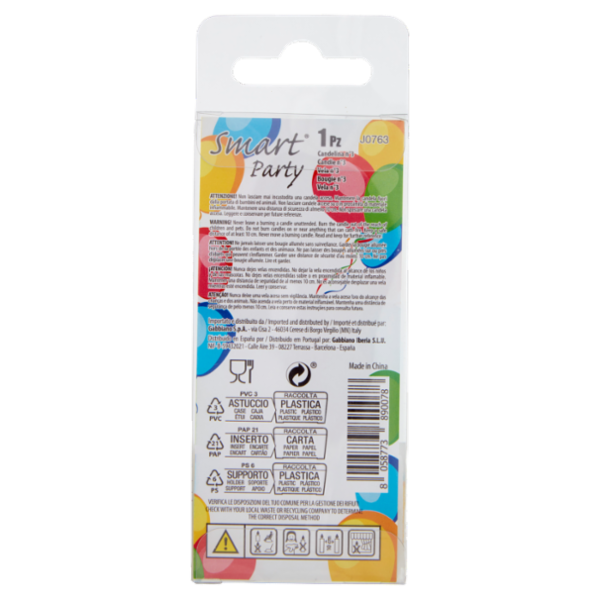 Smart Party Candelina Numerale 3 1 pz