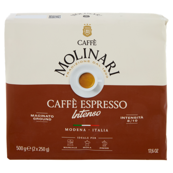 Caffè Molinari Caffè Espresso Intenso Macinato 2 x 250 g