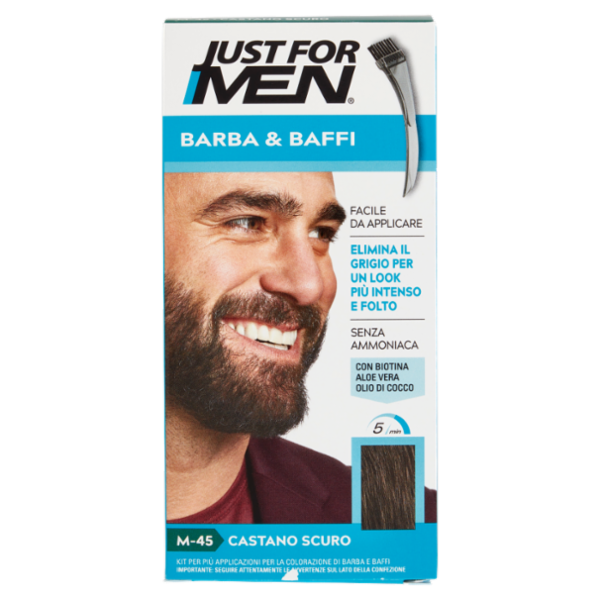 Just For Men Barba & Baffi M-45 Castano Scuro