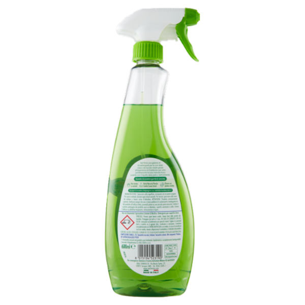 Vert di Chanteclair Ecodetergente Sgrassatore Universale Limone e Basilico 600 ml