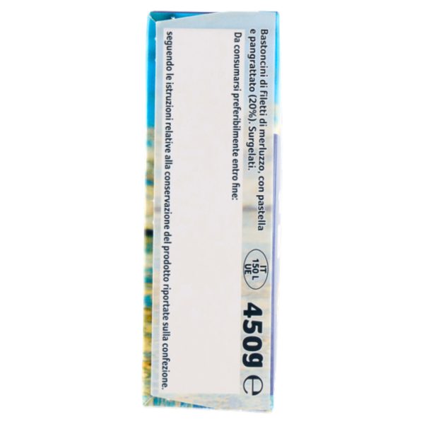 Capitan Findus 18 Bastoncini con 100% Filetti di Merluzzo 450 g