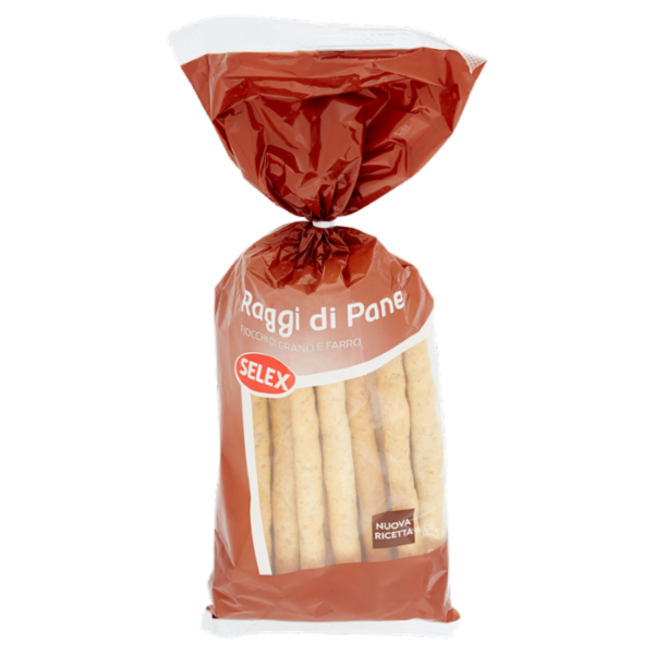 Selex Grissini Raggi di Pane con Fiocchi di Grano e Farro 250 g