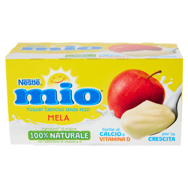 NESTLÉ MIO Yogurt Cremoso Senza Pezzi Mela 2x125g
