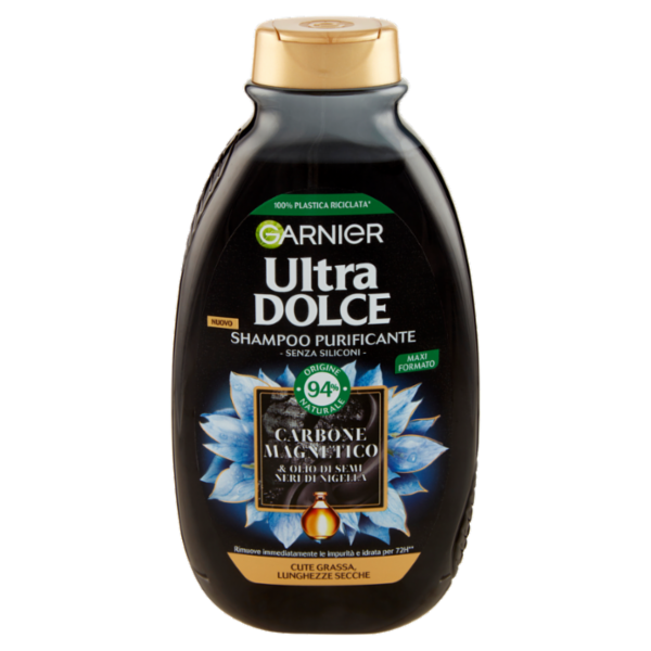 Garnier Ultra Dolce Carbone Magnetico Shampoo Purificante & Idratante 300 ml