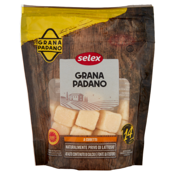 Selex Grana Padano a Cubetti D.O.P. 200 g