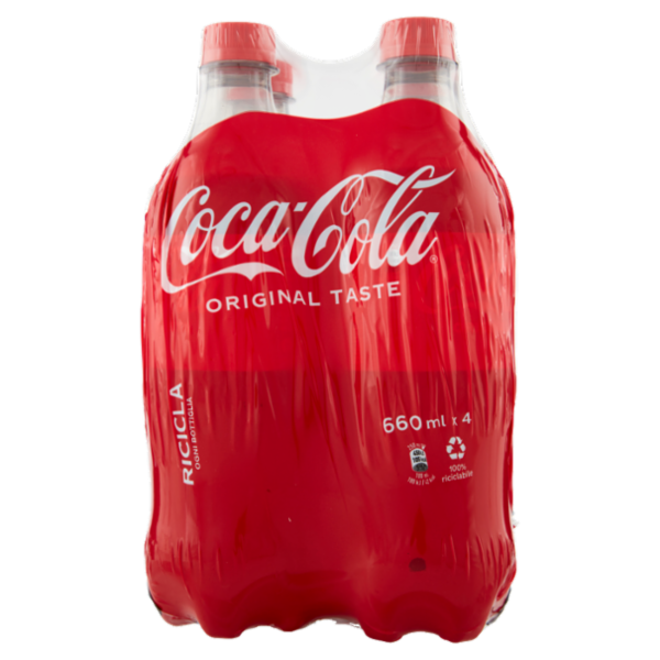 COCA-COLA Original Taste PET 4 x 660 ml