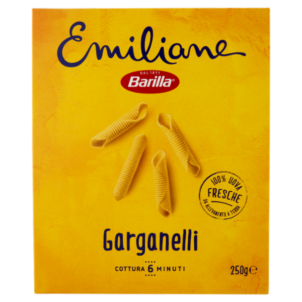 Barilla Emiliane Garganelli Pasta all'Uovo 250g