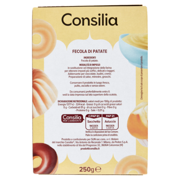 Consilia Fecola di Patate 250 g