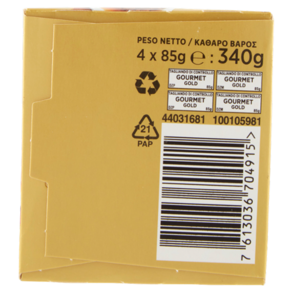 PURINA GOURMET Gold Delizie in Salsa Pollo / Manzo 4x85g