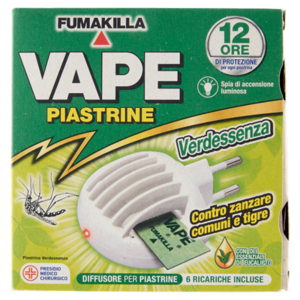 VAPE Elettroemanatore Piastrine Verdessenza + 6 Ricariche
