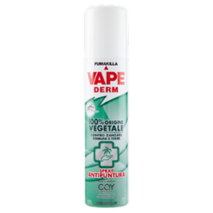 VAPE Derm 100% Origine Vegetale Spray Antipuntura 75 Ml