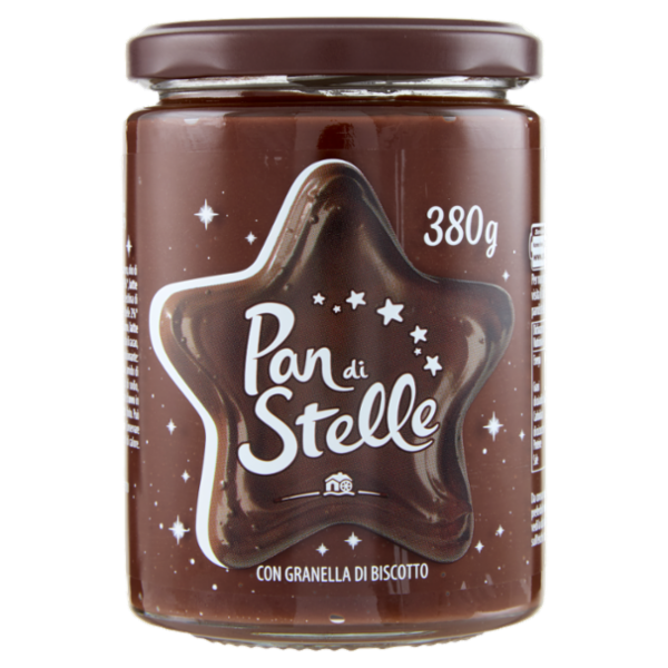 Pan di Stelle Crema al Cacao Nocciole e Granella di Biscotto 380g