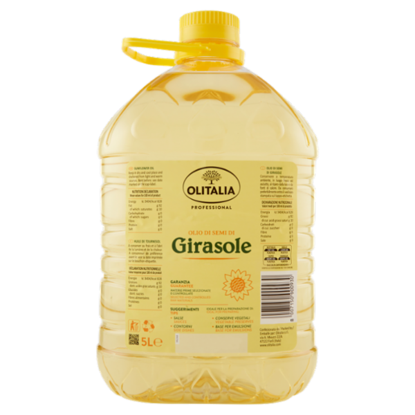 Olitalia Professional Olio di Semi di Girasole 5 L