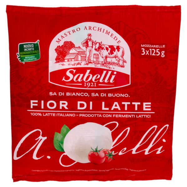 Sabelli Fior di Latte Mozzarelle 3 x 125 g