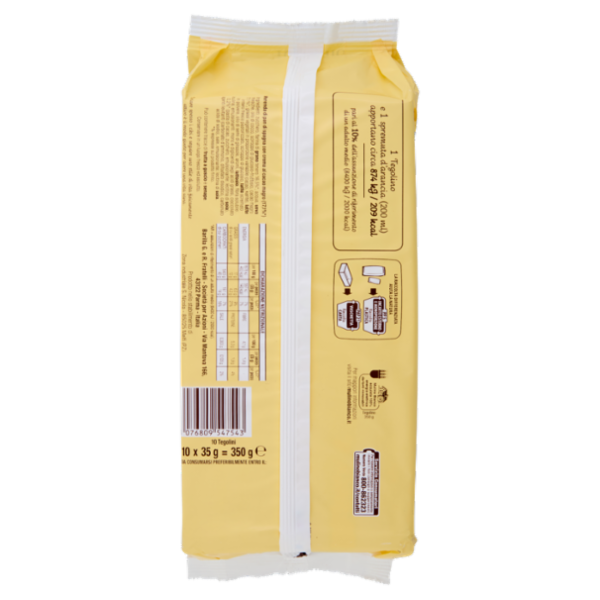 Mulino Bianco Tegolino Merenda senza Additivi Conservanti 10 pezzi 350 g