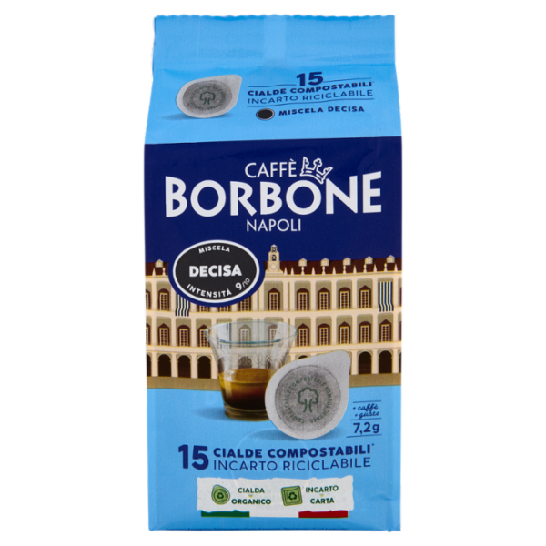 Caffè Borbone Miscela Decisa Cialde Compostabili* 15 x 7,2 g