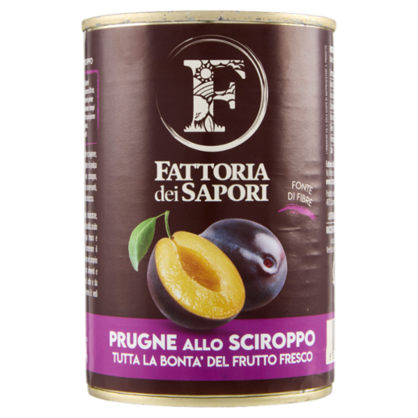 Fattoria dei Sapori Prugne allo Sciroppo 420 g