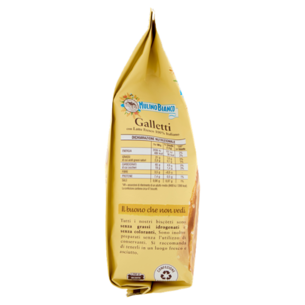 Mulino Bianco Galletti Biscotti con Latte Fresco 100% Italiano 350g
