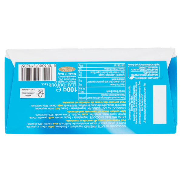 Novi al Latte 30% Cacao Classico Cioccolato al Latte Finissimo 100 g