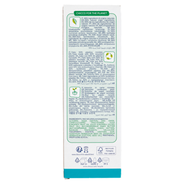 chicco Baby Moments Pasta Cambio Protettiva senza profumo 0m+ 100 mL