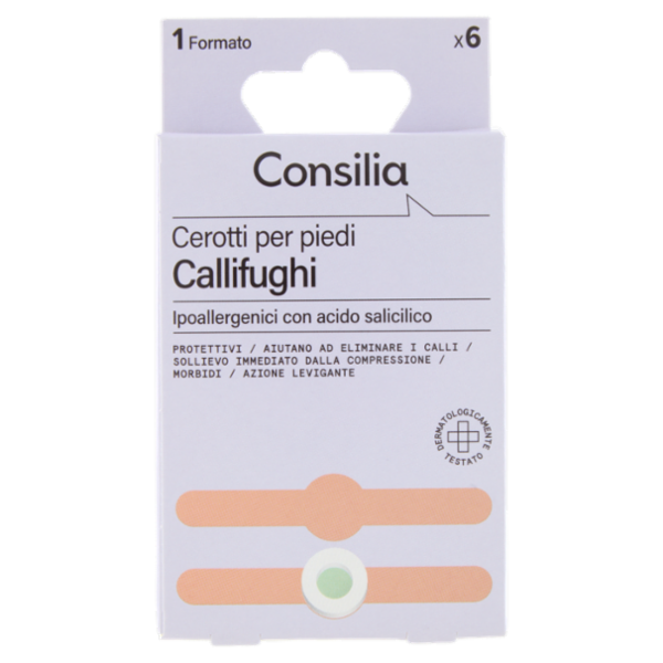 Consilia Cerotti Callifughi con Disco Centrale Monoformato 6 pezzi