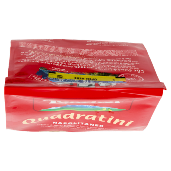 Loacker Quadratini Napolitaner Wafer con crema alle Nocciole 100% Italiane Wafers 125 g