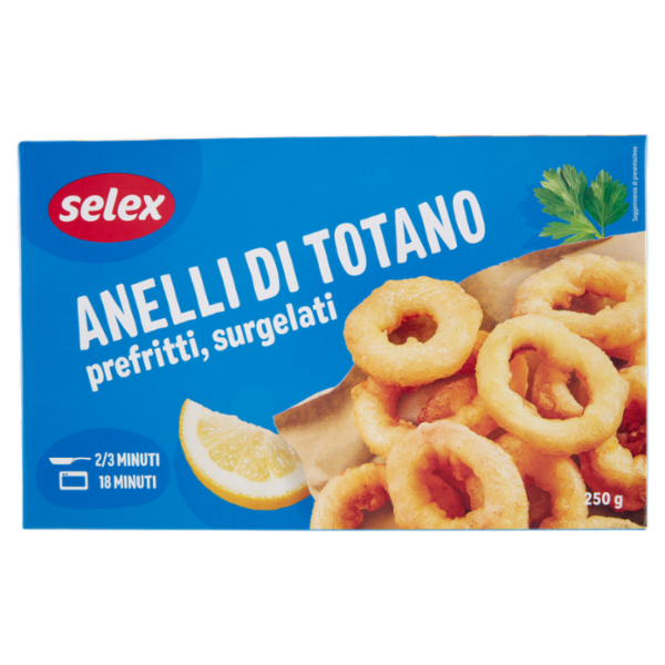 Selex Anelli di Totano Prefritti e Surgelati 250 g
