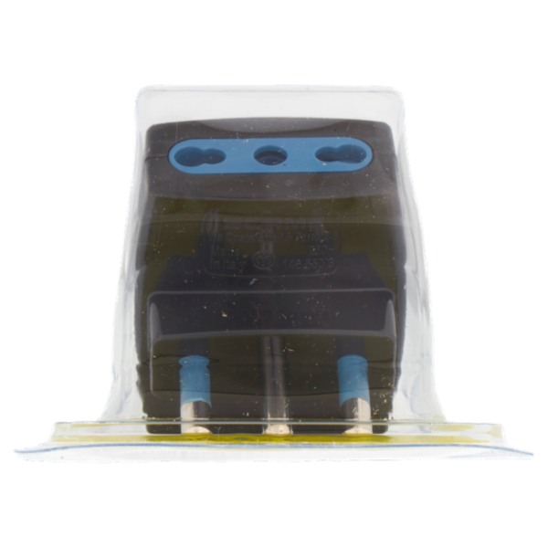 Selex Adattatore Multiplo Spina 16A + 3 Prese 10/16A(Ita) Nero