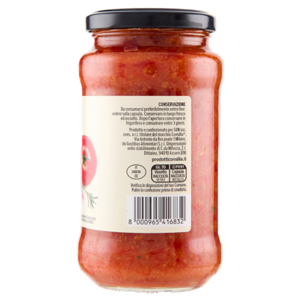 Consilia Sugo alla Salsiccia 400 g