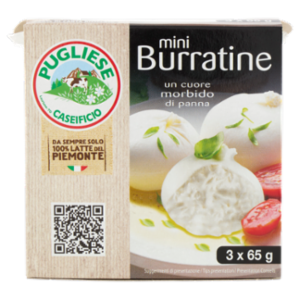 Caseificio Pugliese Mini Burratine 3 x 65 g
