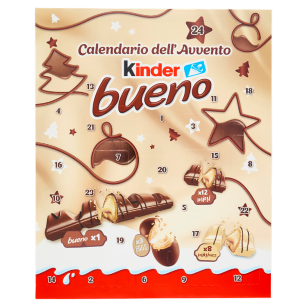 Kinder bueno Calendario dell'Avvento 24 pezzi 181 g
