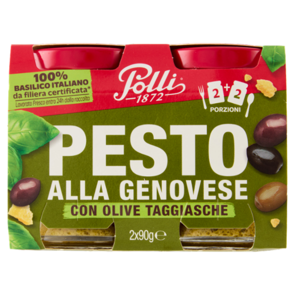 Polli Pesto alla Genovese con Olive Taggiasche 2 x 90 g