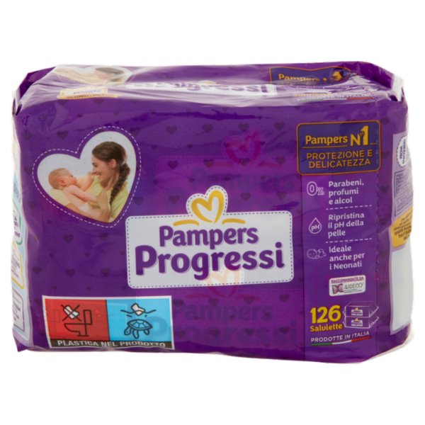 Pampers Progressi Salviette 126 pz