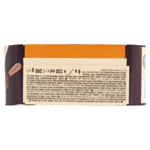 Magnum mini Classic Almond White Chocolate 6 Gelati 266 g