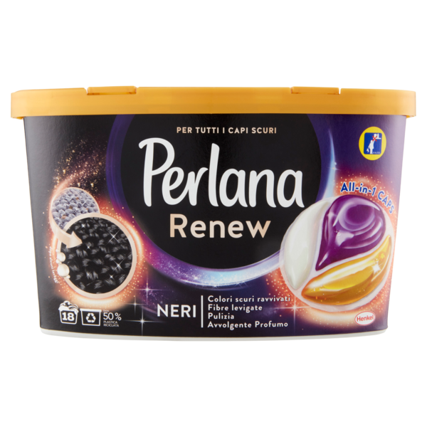 PERLANA Caps Renew Neri 18 x 14,5 g