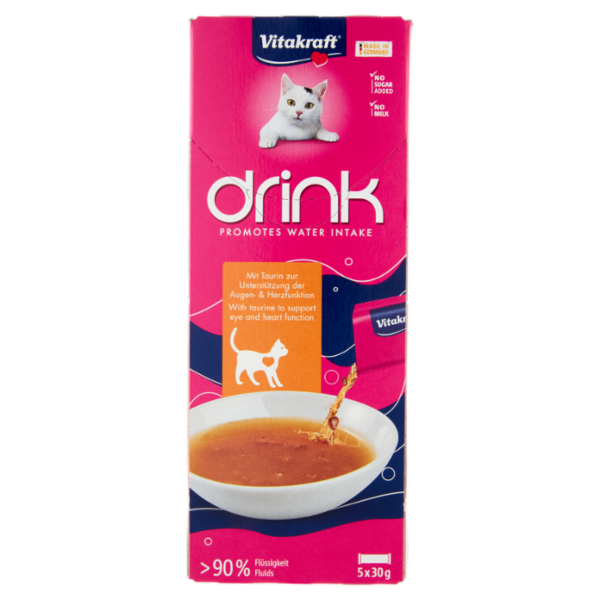 Vitakraft drink pollo + taurina 5 x 30 g