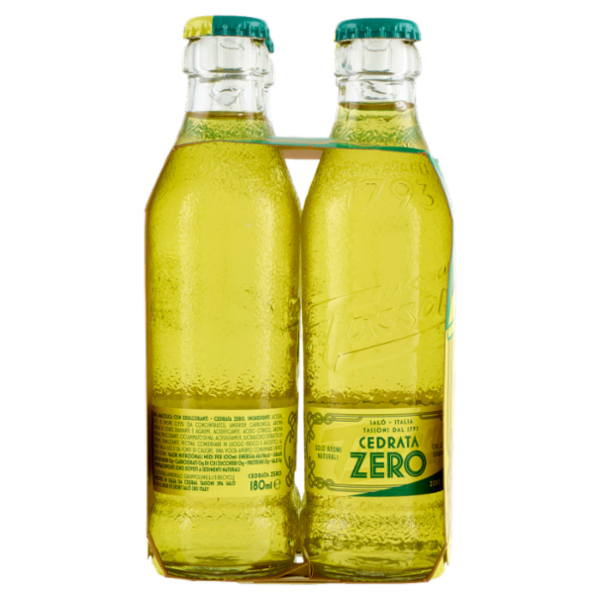 Tassoni Cedrata Zero 4 x 180 ml