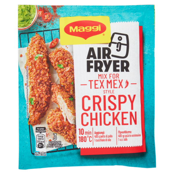 MAGGI Crispy Mix Tex Mex Style Panatura Pollo per Friggitrice ad Aria 66g