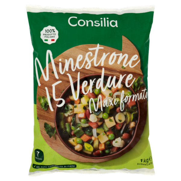 Consilia Minestrone di Verdure Surgelato 1 kg