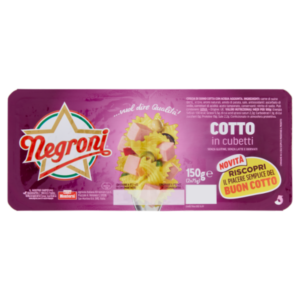 Negroni Cotto in Cubetti 2 x 75 g