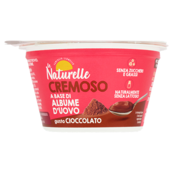 le Naturelle Cremoso a Base di Albume d'Uovo gusto Cioccolato 150 g