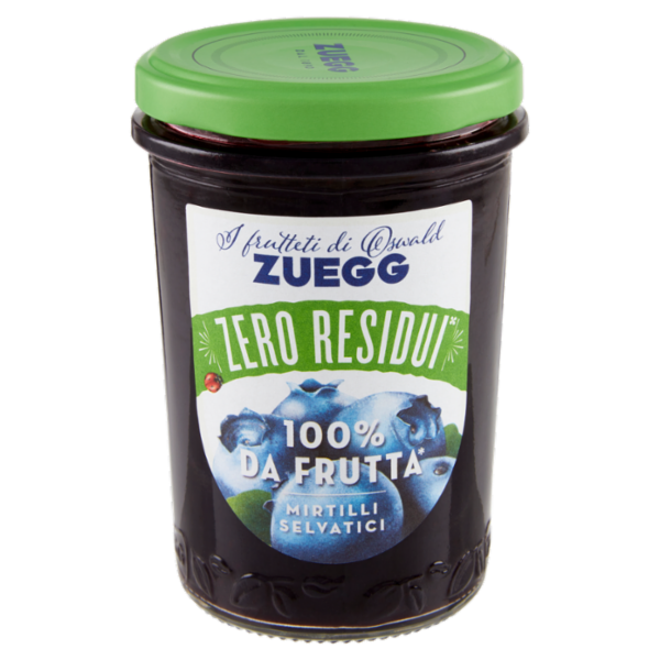 Zuegg I frutteti di Oswald Zuegg Zero Residui 100% da Frutta* Mirtilli Selvatici 230 g