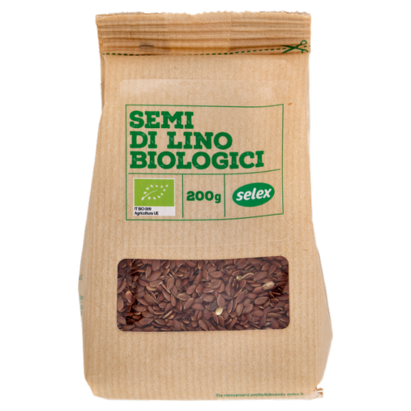 Selex Semi di Lino Interi Biologici 200 g