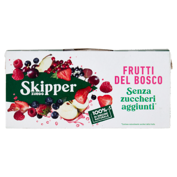 Zuegg Skipper Frutti del Bosco Senza zuccheri aggiunti* 3 x 200 ml