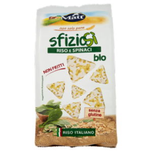 Matt Non Solo Pane SfizioSì Riso e Spinaci Bio 60 g